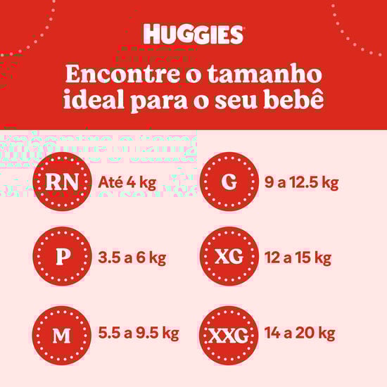 Fralda Huggies Tripla Proteção M - 92 fraldas